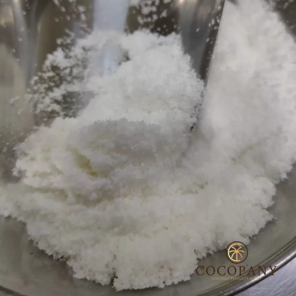 Desiccated coconut extra fine manufacture
