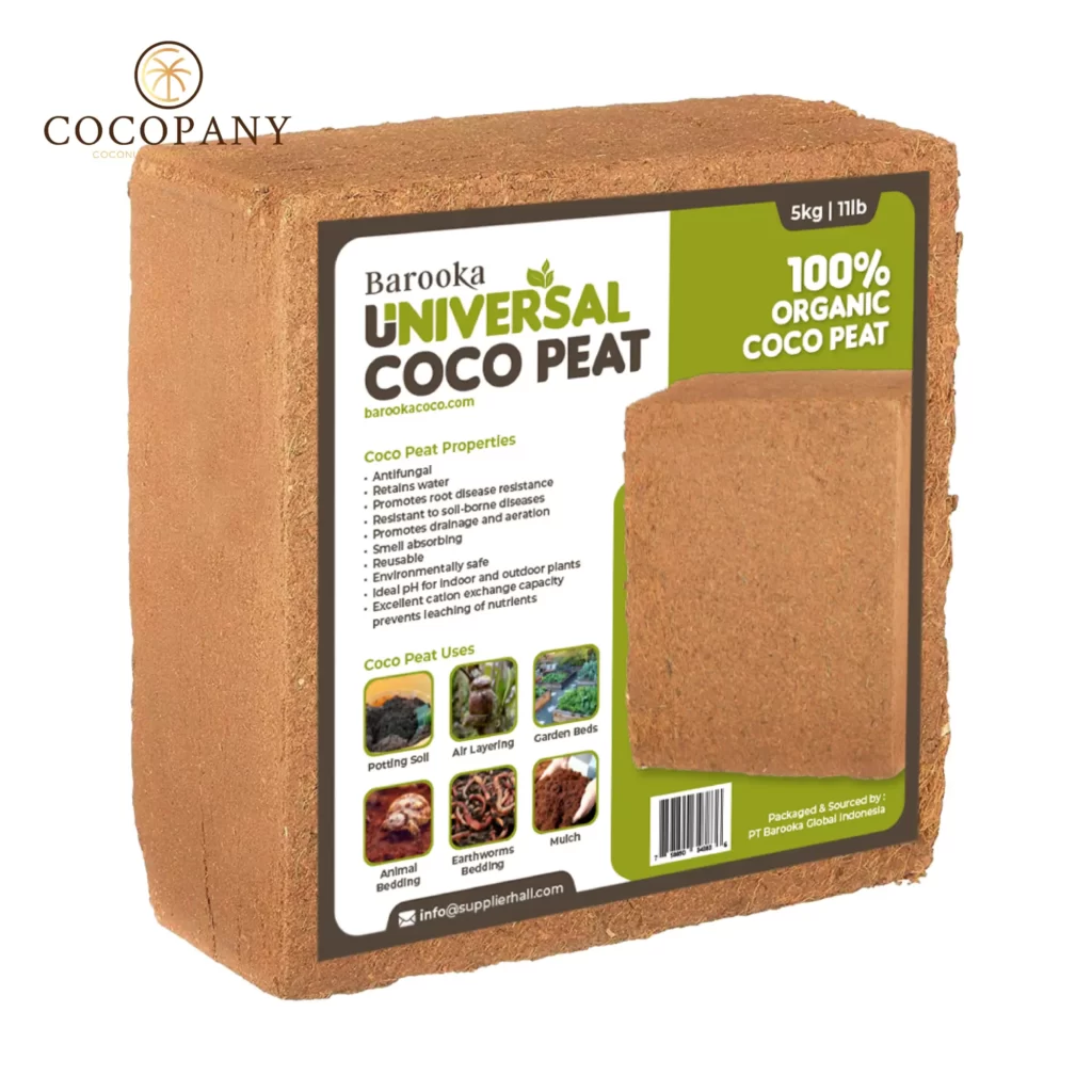 Universal Cocopeat BLOCK 5kg 30 x 30 x 15cm